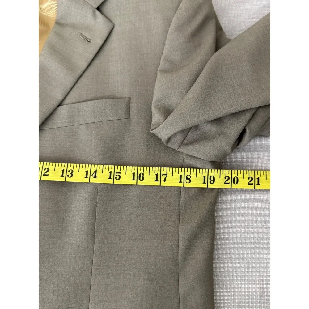 Burberry London Blazer 38S Tan 2 Button Front